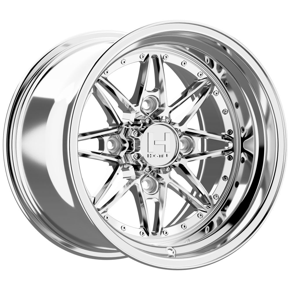 15x8 Hostile UTV HF12 Blaster Polished FORGED Wheel 4x137 (0mm)