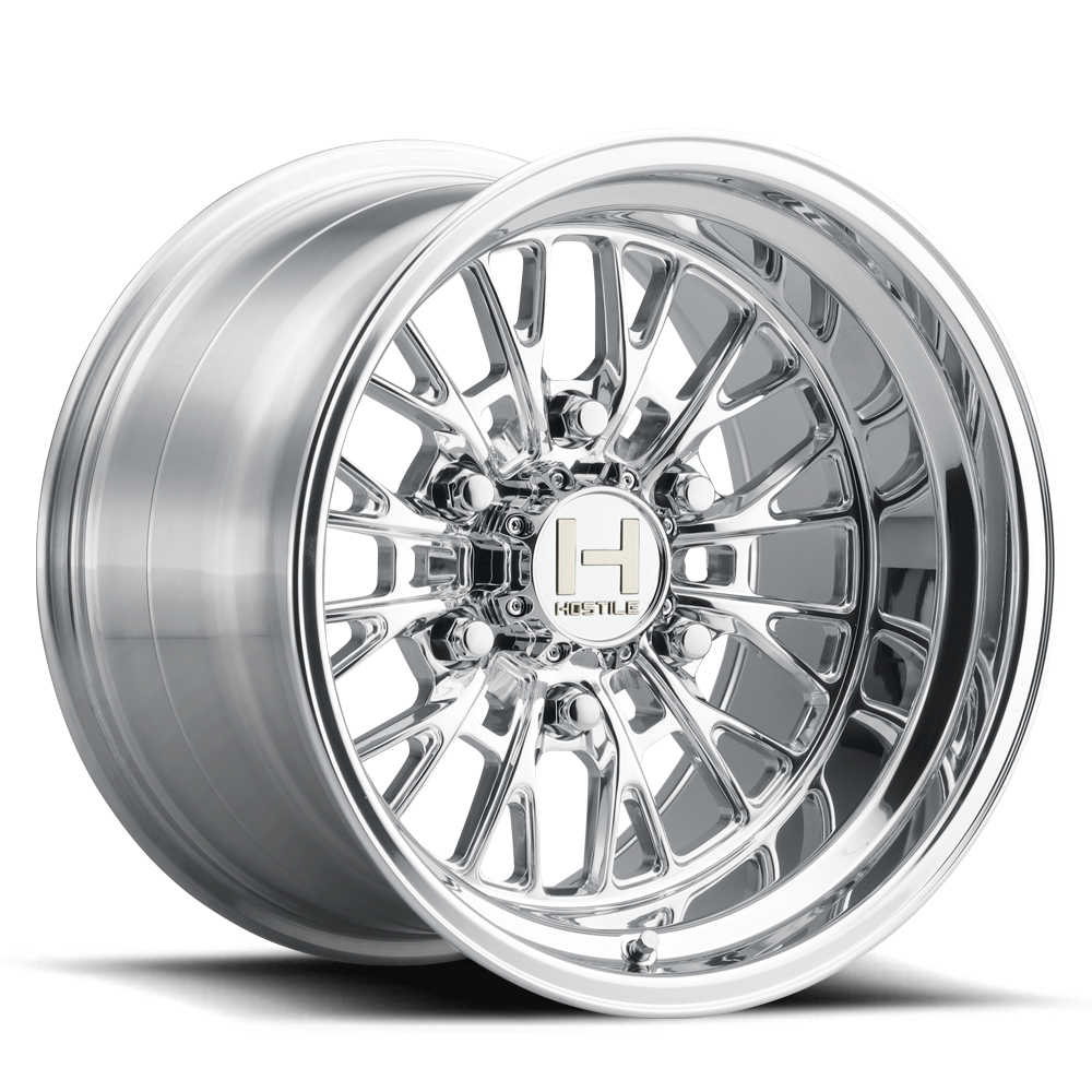 15x10 Hostile Hurricane Polished FORGED UTV Wheel 6x5.5 (0mm)