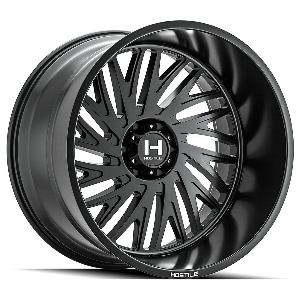 22x12 Hostile H131 Syclone Asphalt (Satin Black) Wheel 6x5.5 (-44mm)