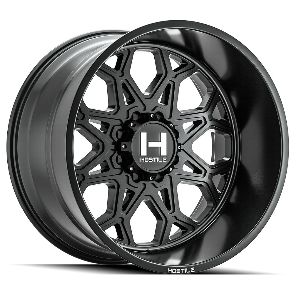 20x10 Hostile H132 Anvil Asphalt (Satin Black) Wheel 8x6.5 (-19mm)