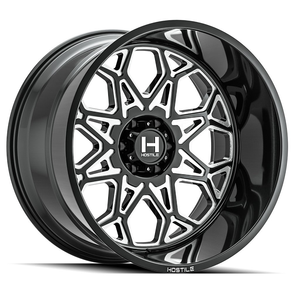 20x9 Hostile H132 Anvil Blade Cut (Black Milled) Wheel 6x135 (12mm)