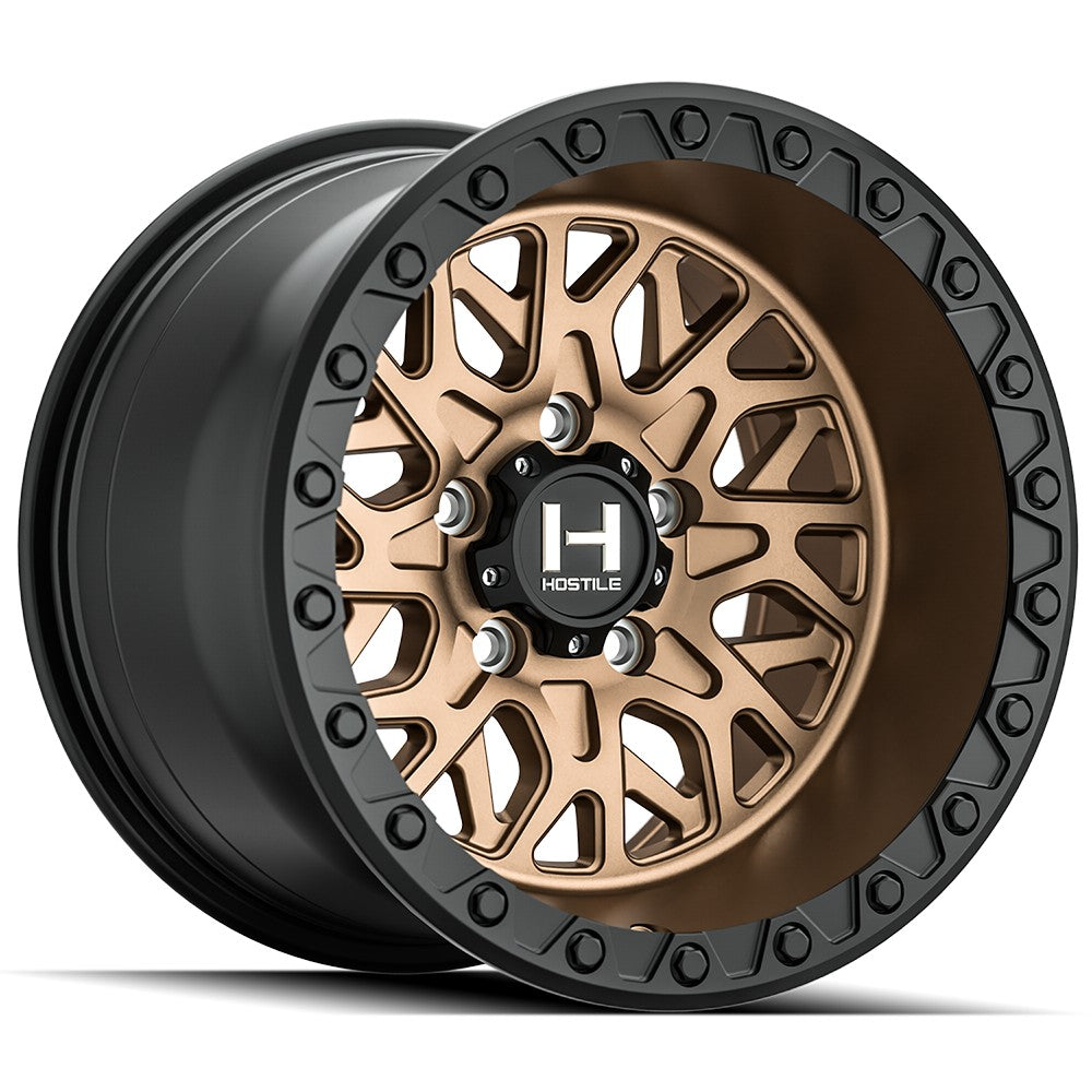 15x8 Hostile UTV H133 Glamis Bronze Wheel 5x4.5 (0mm)
