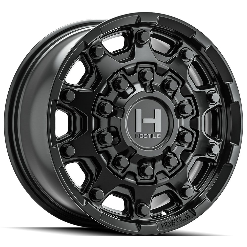 18x9.5 Hostile H134 Condor Asphalt (Satin Black) Wheel 6x135/6x5.5 (-18mm)