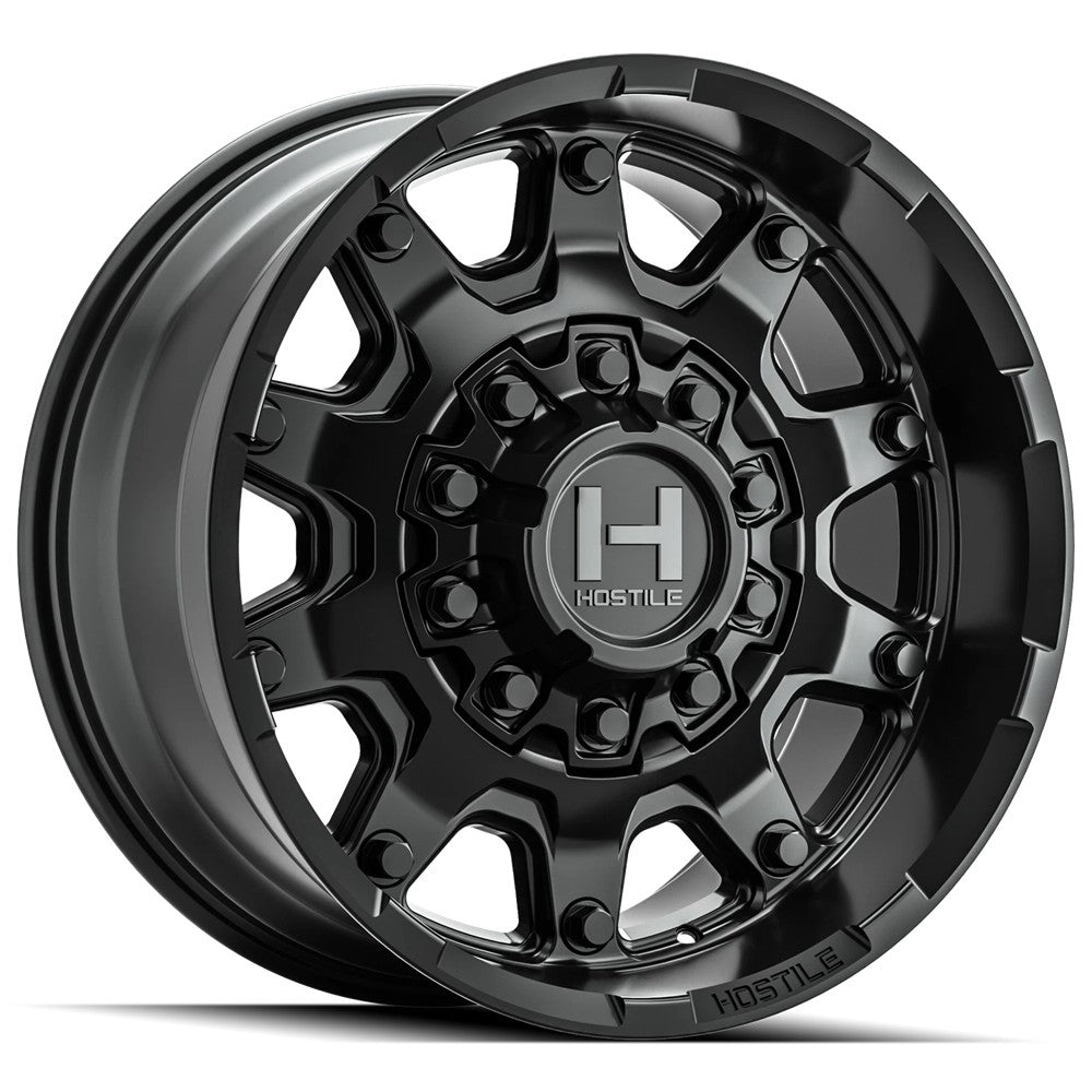 20x9.5 Hostile H134 Condor Asphalt (Satin Black) Wheel 8x6.5/8x170 (-18mm)