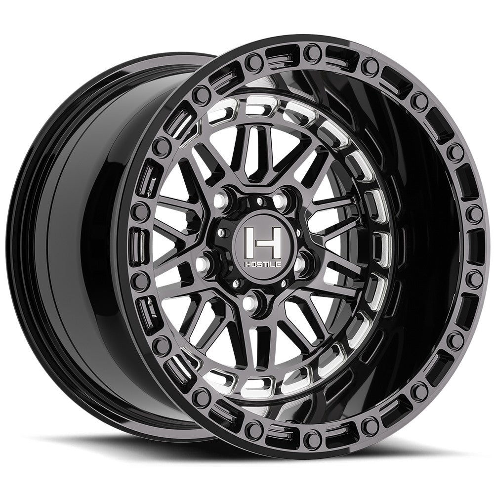 15x8 Hostile UTV H150 Apex Blade Cut (Black Milled) Wheel 5x4.5 (0mm)