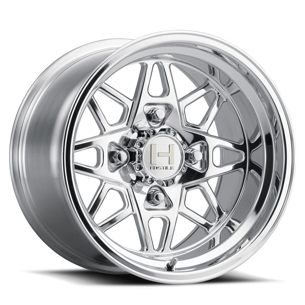 15x10 Hostile UTV HF14 Holeshot Polished FORGED Wheel 4x156 (0mm)