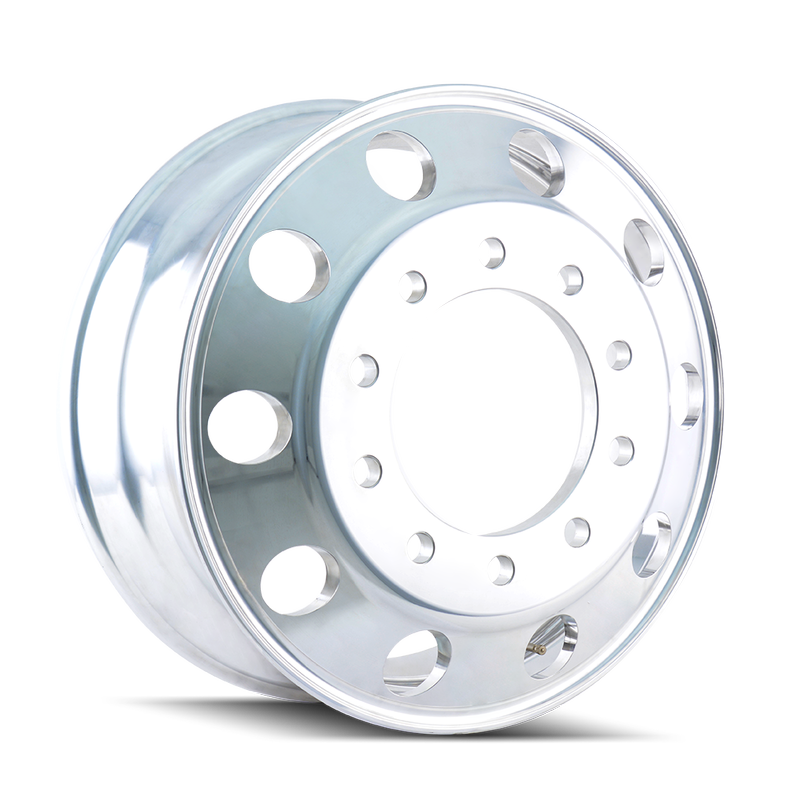 22.5x8.25 Ionbilt IB01P Machined Front DUALLY Wheel 10x285 (169mm)