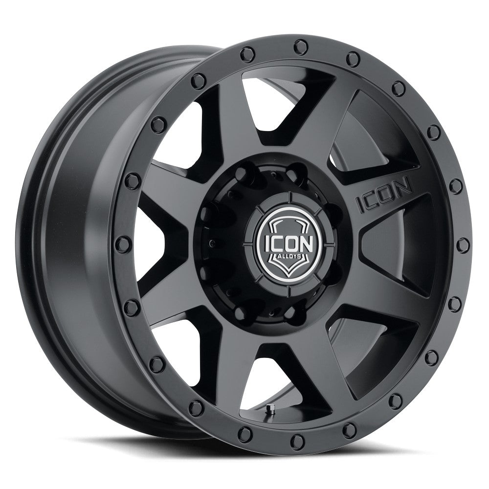 20x9 Icon Alloys Rebound Double Black Wheel 8x170 (6mm)