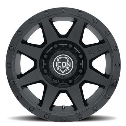 20x9 Icon Alloys Rebound Double Black Wheel 8x170 (6mm)