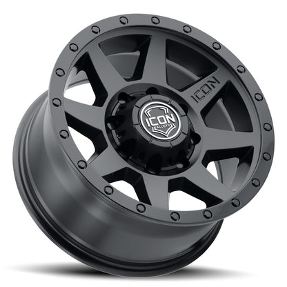 20x9 Icon Alloys Rebound Double Black Wheel 8x170 (6mm)