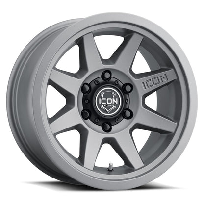 17x8.5 Icon Alloys Rebound SLX Charcoal Wheel 6x135 (6mm)