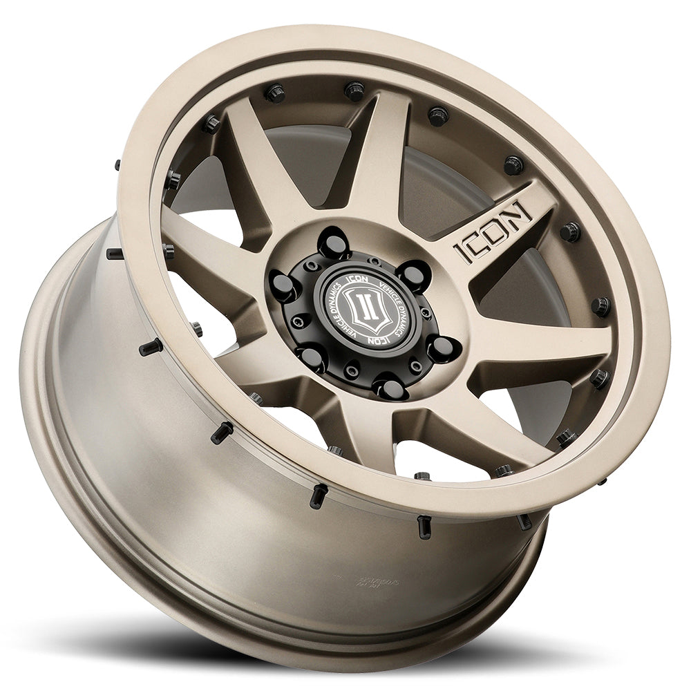 17x8.5 Icon Alloys Rebound Pro Bronze Wheel 5x4.5 (0mm)