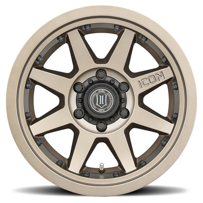 17x8.5 Icon Alloys Rebound Pro Bronze Wheel 5x4.5 (0mm)