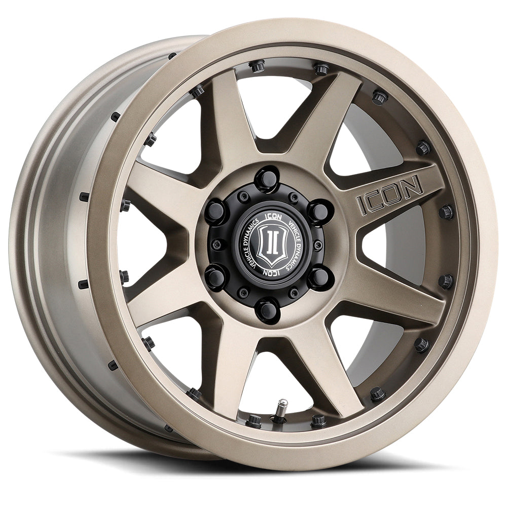 17x8.5 Icon Alloys Rebound Pro Bronze Wheel 5x4.5 (0mm)