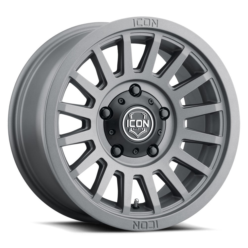 17x8.5 Icon Alloys Recon SLX Charcoal Wheel 6x5.5 (0mm)