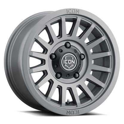 17x8.5 Icon Alloys Recon SLX Charcoal Wheel 6x5.5 (0mm)