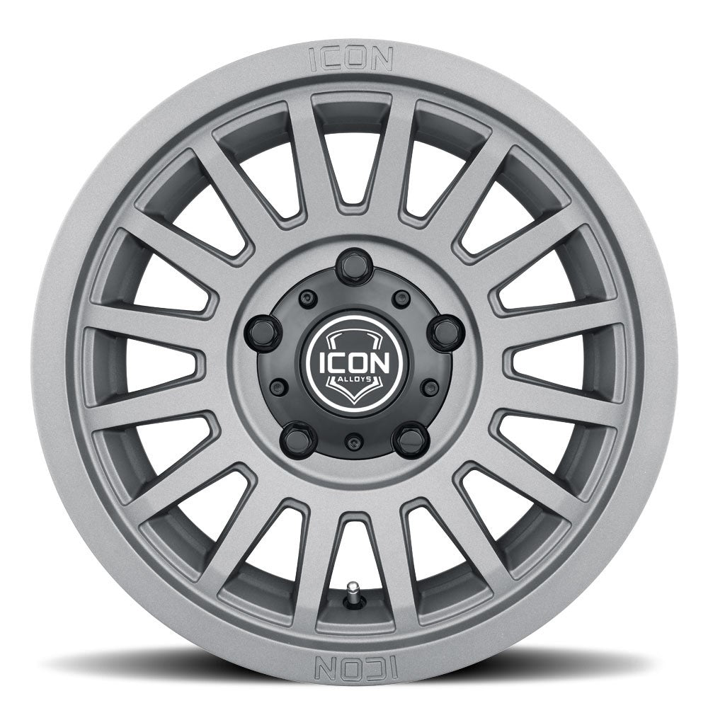 17x8.5 Icon Alloys Recon SLX Charcoal Wheel 6x5.5 (0mm)