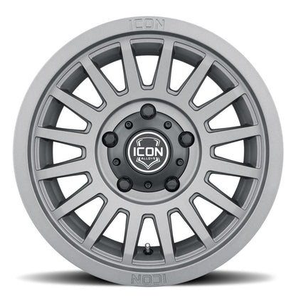 17x8.5 Icon Alloys Recon SLX Charcoal Wheel 6x5.5 (0mm)
