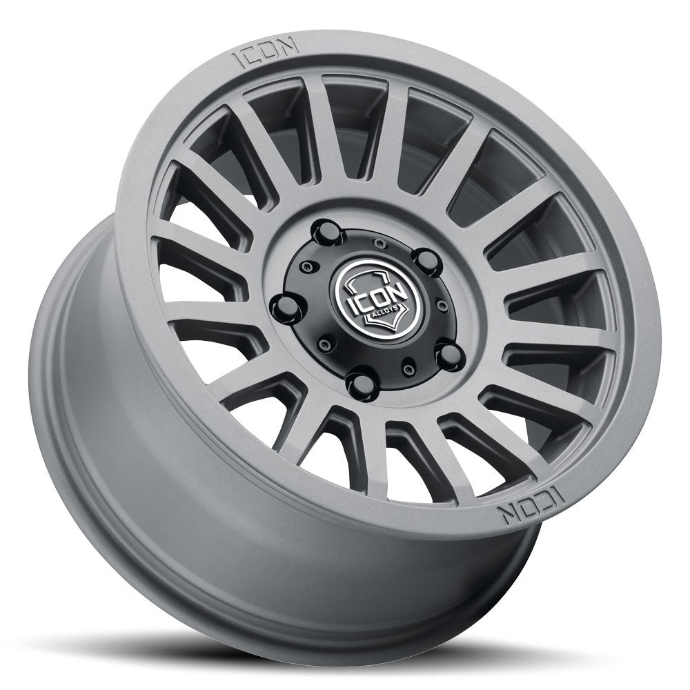 17x8.5 Icon Alloys Recon SLX Charcoal Wheel 6x5.5 (0mm)