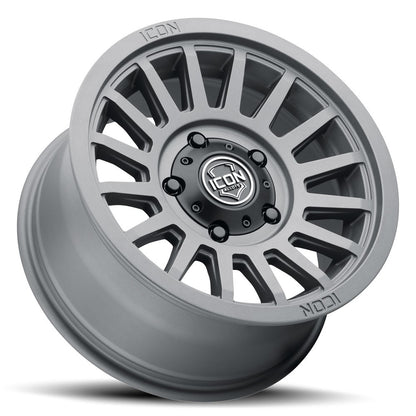 17x8.5 Icon Alloys Recon SLX Charcoal Wheel 6x5.5 (0mm)