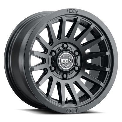 18x9 Icon Alloys Recon SLX Satin Black Wheel 5x150 (25mm)