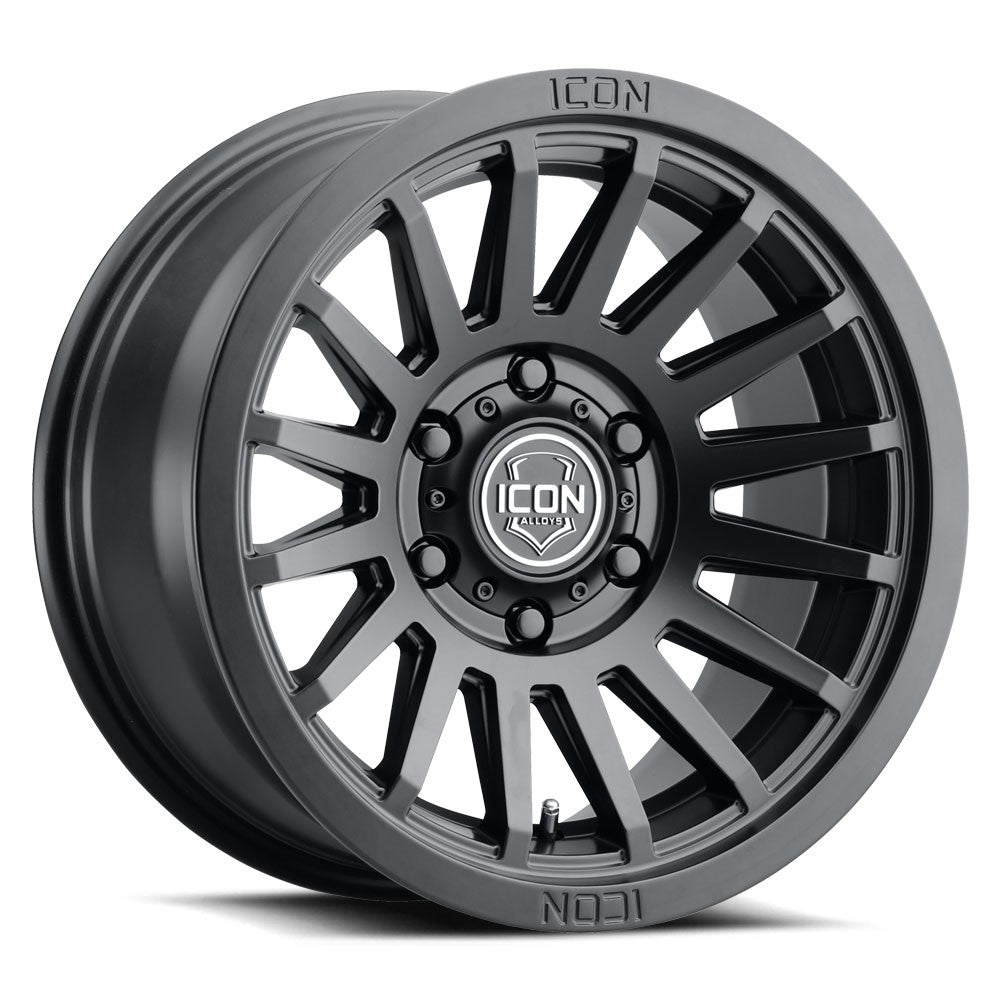 17x8.5 Icon Alloys Recon SLX Satin Black Wheel 5x150 (25mm)
