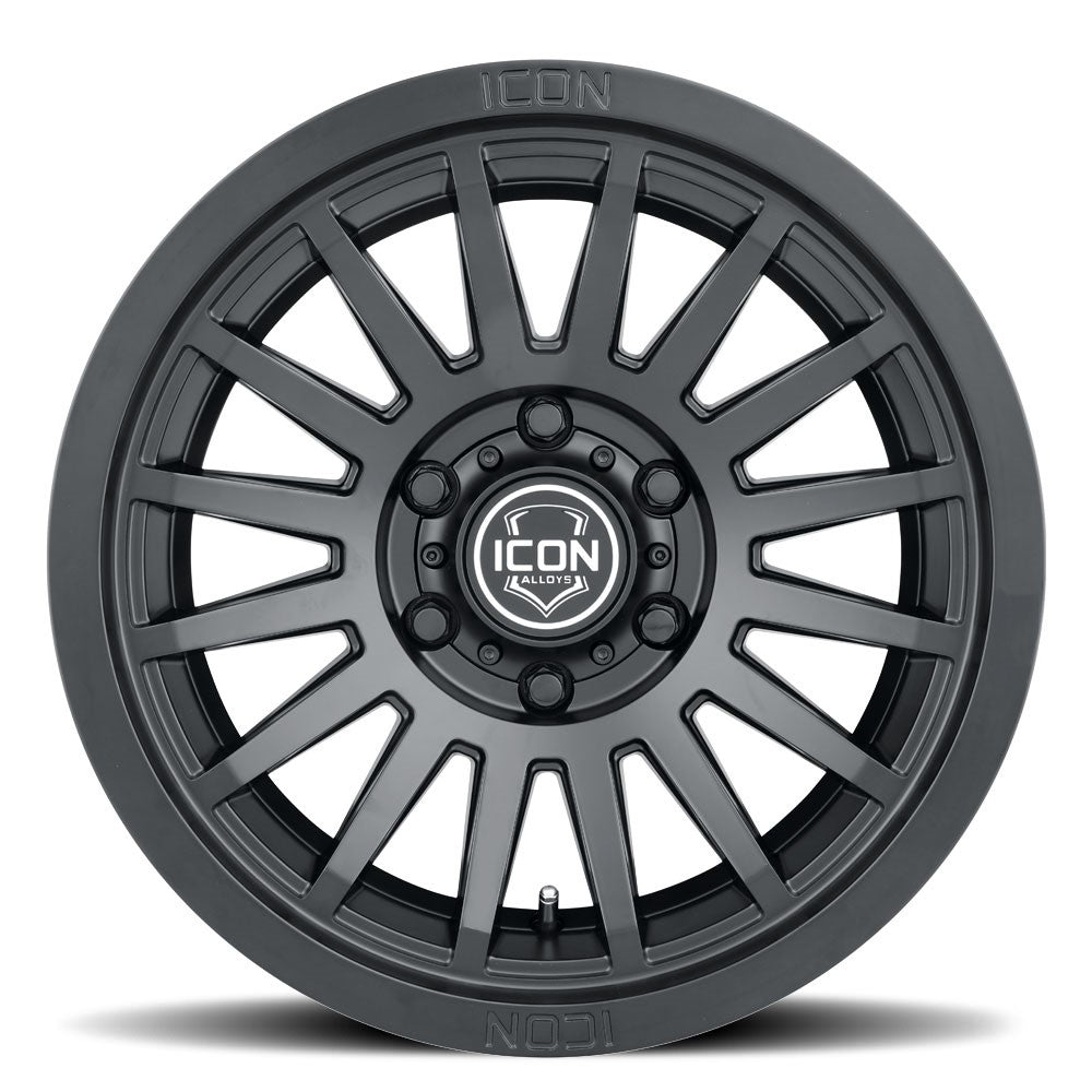 17x8.5 Icon Alloys Recon SLX Satin Black Wheel 5x150 (25mm)