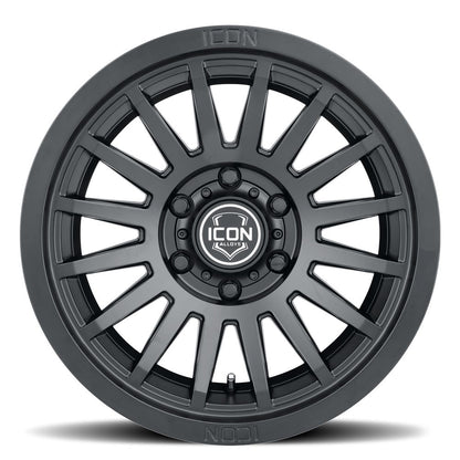 17x8.5 Icon Alloys Recon SLX Satin Black Wheel 5x150 (25mm)