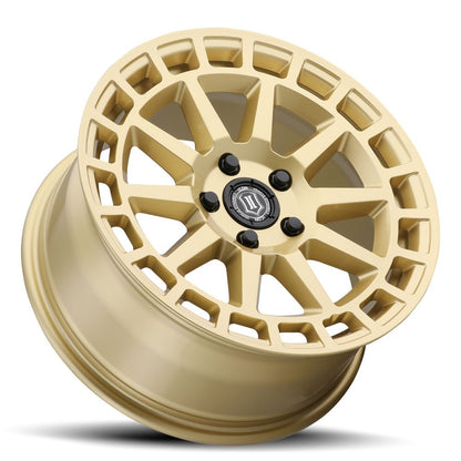 17x8 Icon Alloys Journey Gloss Gold Wheel 5x4.25 (38mm)