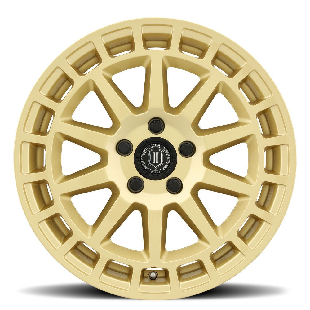 17x8 Icon Alloys Journey Gloss Gold Wheel 5x100 (38mm)