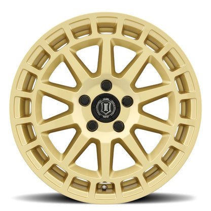 17x8 Icon Alloys Journey Gloss Gold Wheel 5x100 (38mm)