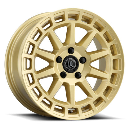 17x8 Icon Alloys Journey Gloss Gold Wheel 5x100 (38mm)