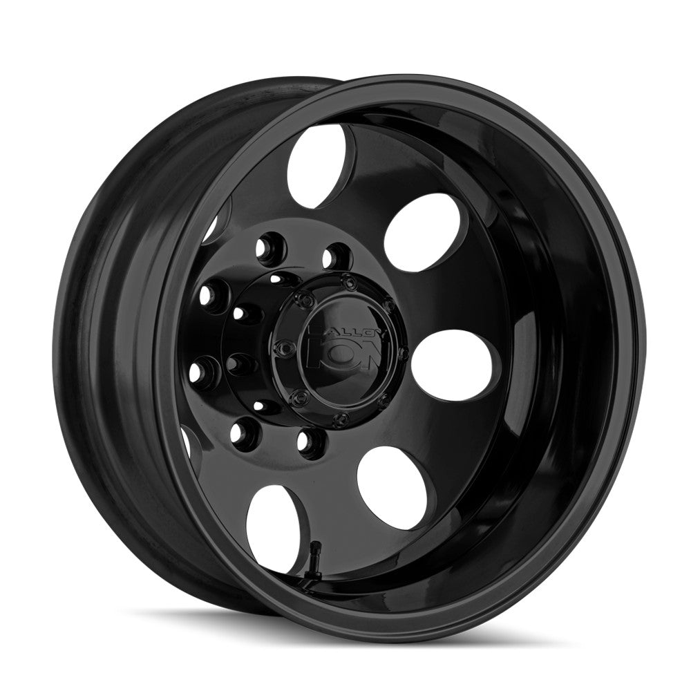 20x8.25 Ion 167 Gloss Black DUALLY REAR Wheel 8x6.5 (-192mm)