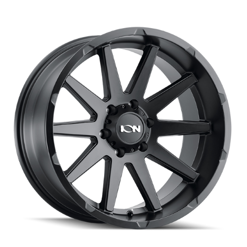 17x9 Ion 143 Matte Black Wheel 5x5 (-12mm)