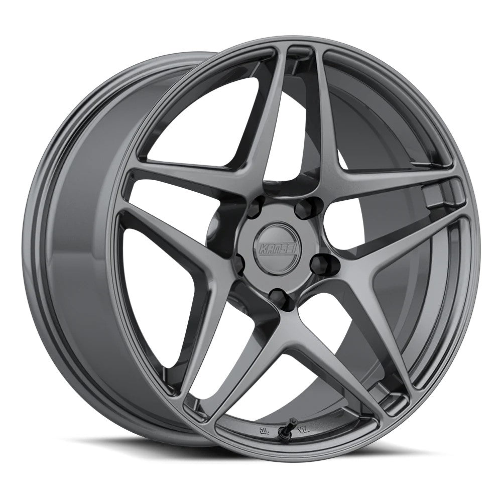 18x9.5 Kansei K15G Astro Gunmetal Wheel 5x100 (35mm)