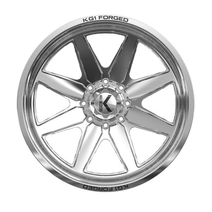 22x12 KG1 Forged KC001 Stella Polished FORGED Wheel 5x5 (-44mm)