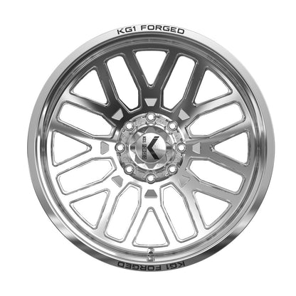 22x12 KG1 Forged KC002 Revo Polished FORGED Wheel 5x5 (-44mm)