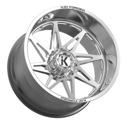22x12 KG1 KC004 Kala RIGHT DIRECTIONAL Polished FORGED Wheel Blank (-44mm)