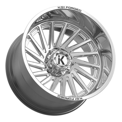 26x14 KG1 KC006 Boost Polished RIGHT DIRECTIONAL FORGED Wheel 8x180 (-76mm)