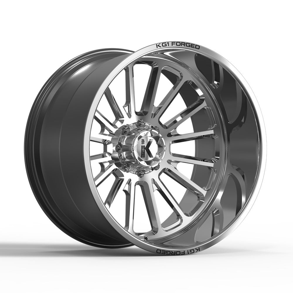 24x14 KG1 Forged KC010 Victor Polished FORGED Wheel Blank (-76mm)