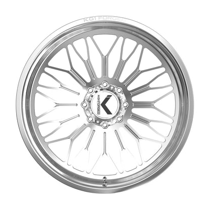 26x16 KG1 Forged KC023 Legion Polished Milled FORGED Wheel Blank (-101mm)