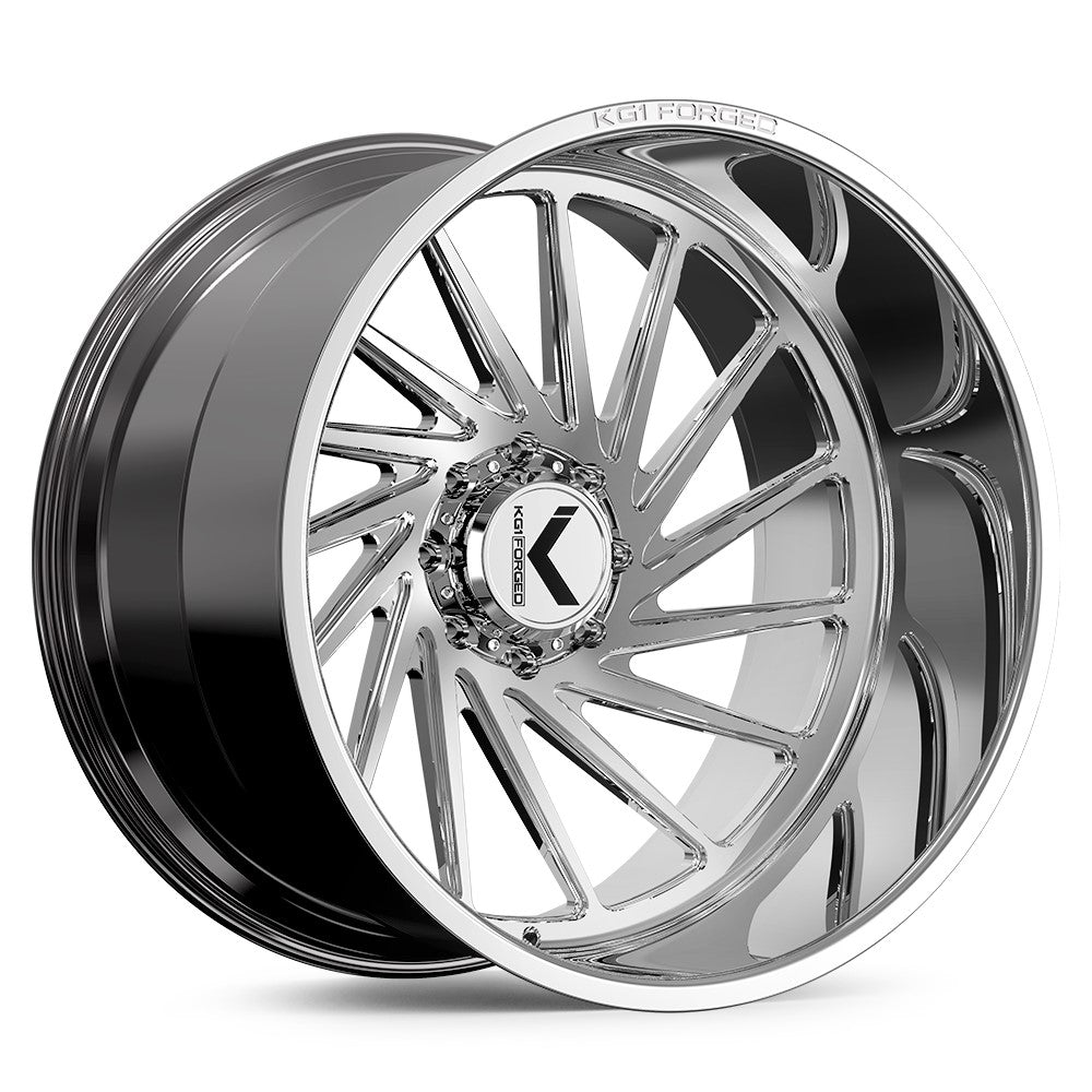 24x14 KG1 Forged KC047 Tonic Polished LEFT DIRECTIONAL Wheel 6x5.5 (-76mm)