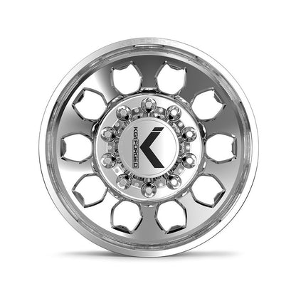 26x8.25 KG1 Forged KD003 Sarge DUALLY REAR/INNER Polished Wheel 10x285 (146mm)