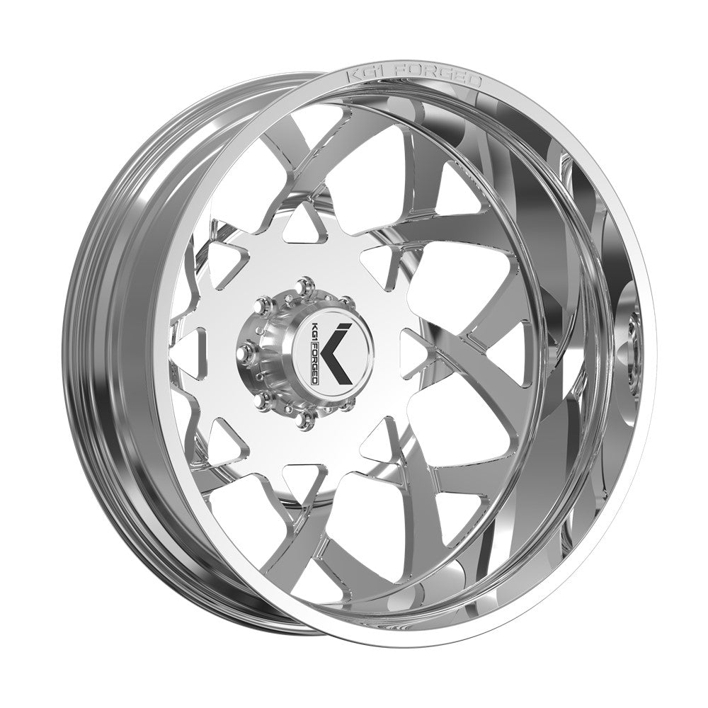 26x8.25 KG1 Forged KD008 Orbital DUALLY OUTER Polished Wheel 8x200 (145mm)