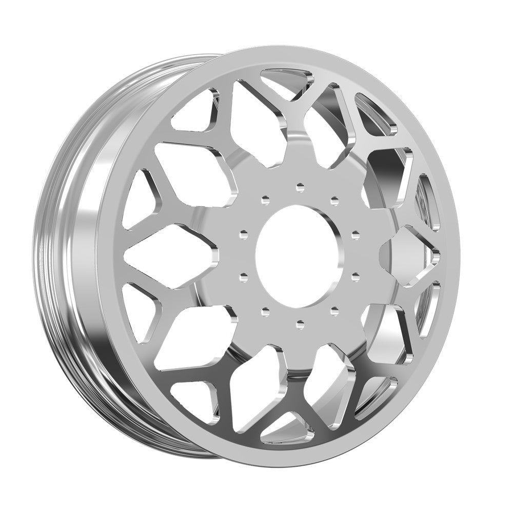 24x8.25 KG1 Forged KD016 Luxor DUALLY INNER Polished Wheel 8x210 (145mm)