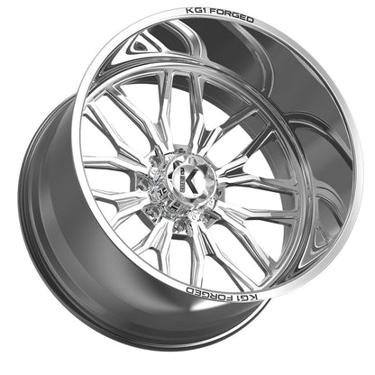 26x14 KG1 Forged KF001 Primacy Polished Milled FORGED Wheel Blank (-76mm)
