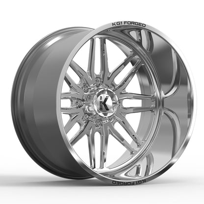 26x16 KG1 Forged KF002 Aristo Polished FORGED Wheel Blank (-101mm)
