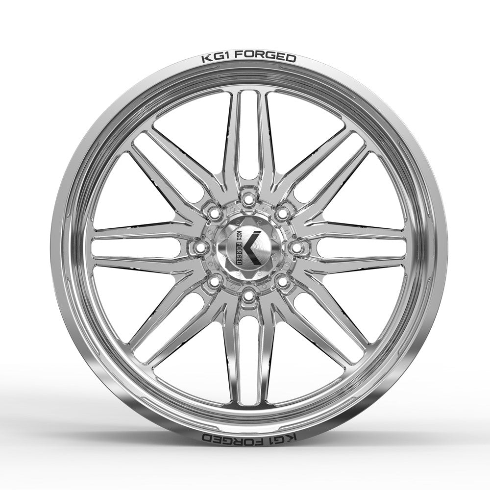 26x16 KG1 Forged KF002 Aristo Polished Milled FORGED Wheel 8x6.5 (-101mm)