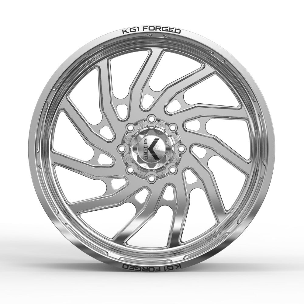 26x16 KG1 KF006 Bounty LEFT DIRECTIONAL Polished FORGED Wheel Blank (-101mm)