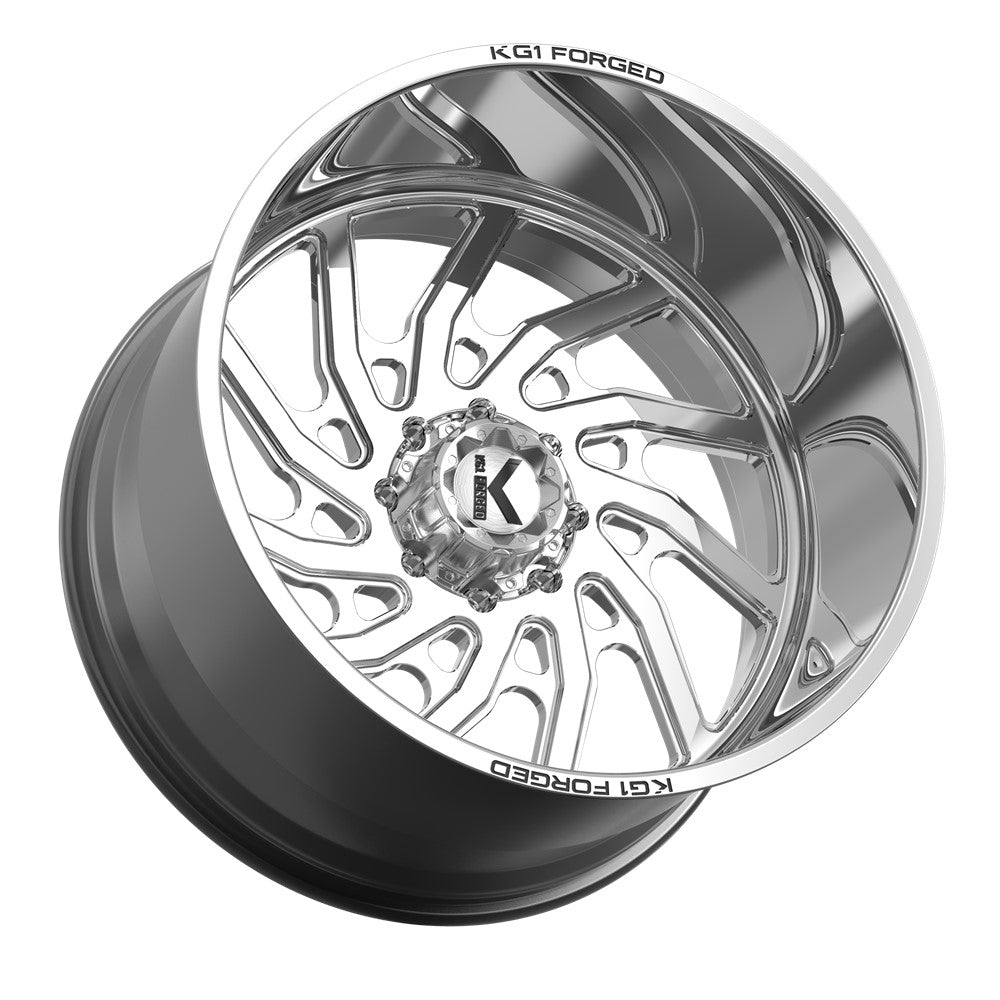 26x16 KG1 KF006 Bounty LEFT DIRECTIONAL Polished FORGED Wheel Blank (-101mm)